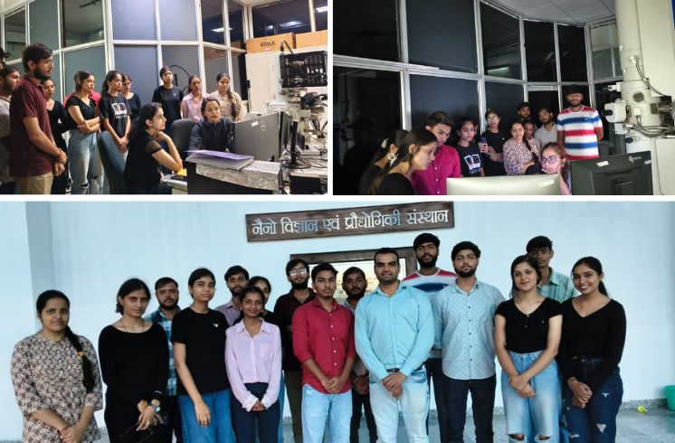 Latest update: Visit of B.Tech  Interns to INST